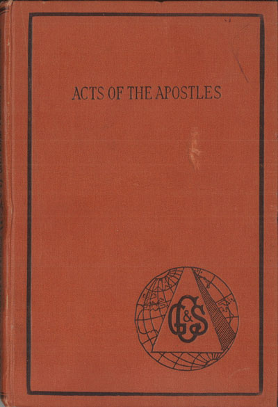 Frank Marshall [1848-1906], Acts of the Apostles (Revised Version) (chapters I-XVI) with Introduction and Notes