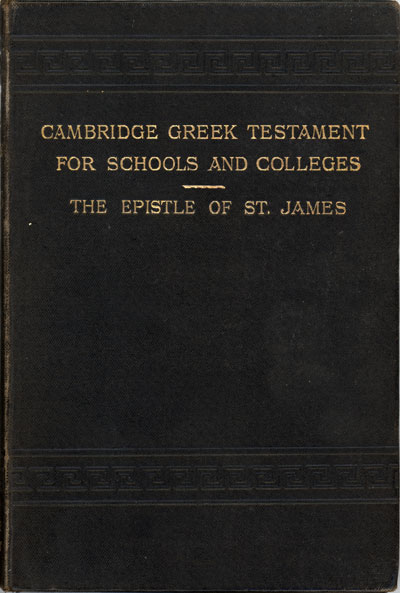Arthur Carr [d.1917], The General Epistle of James with Notes and Introduction. Cambridge Greek Testament for Schools and Colleges