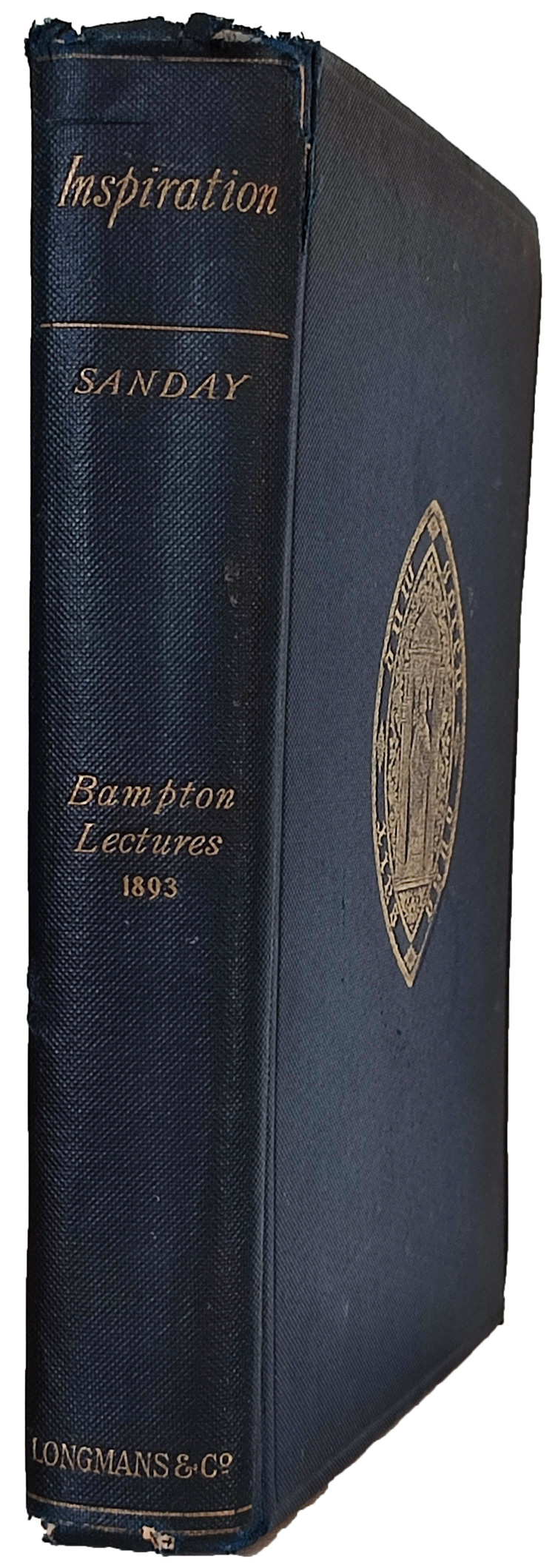 William Sanday [1843-1920], Inspiration. Eight Lectures on the Early History and Origin of the Doctrine of Biblical Inspiration. Being the Bampton Lectures for 1893