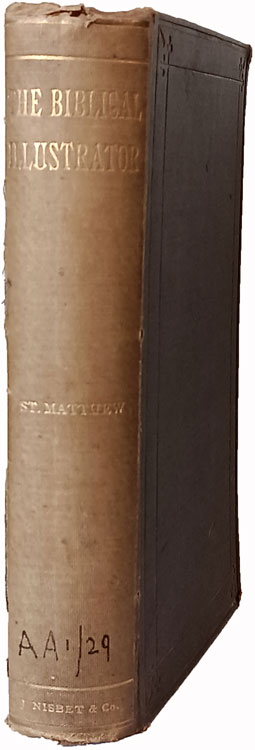 Joseph Samuel Exell [1849-1910], St. Matthew. The Biblical Illustrator