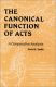 Smith: The Canonical Function of Acts