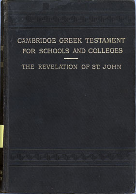 William Henry Simcox [1843-1889], The Revelation of S. John the Divine with Notes and Introduction