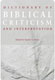 Stanley E. Porter, Dictionary of Biblical Criticism and Interpretation